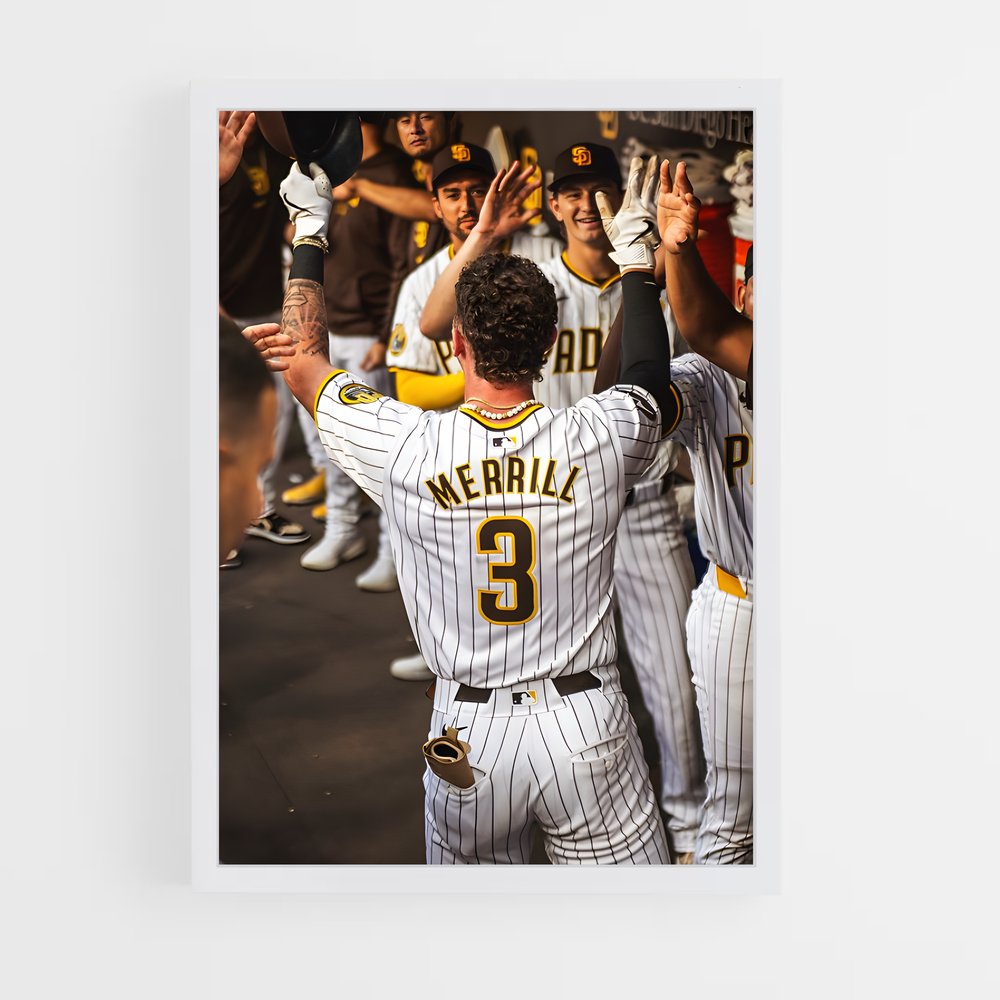 Poster San diego – affiche Baseball (vue 3)